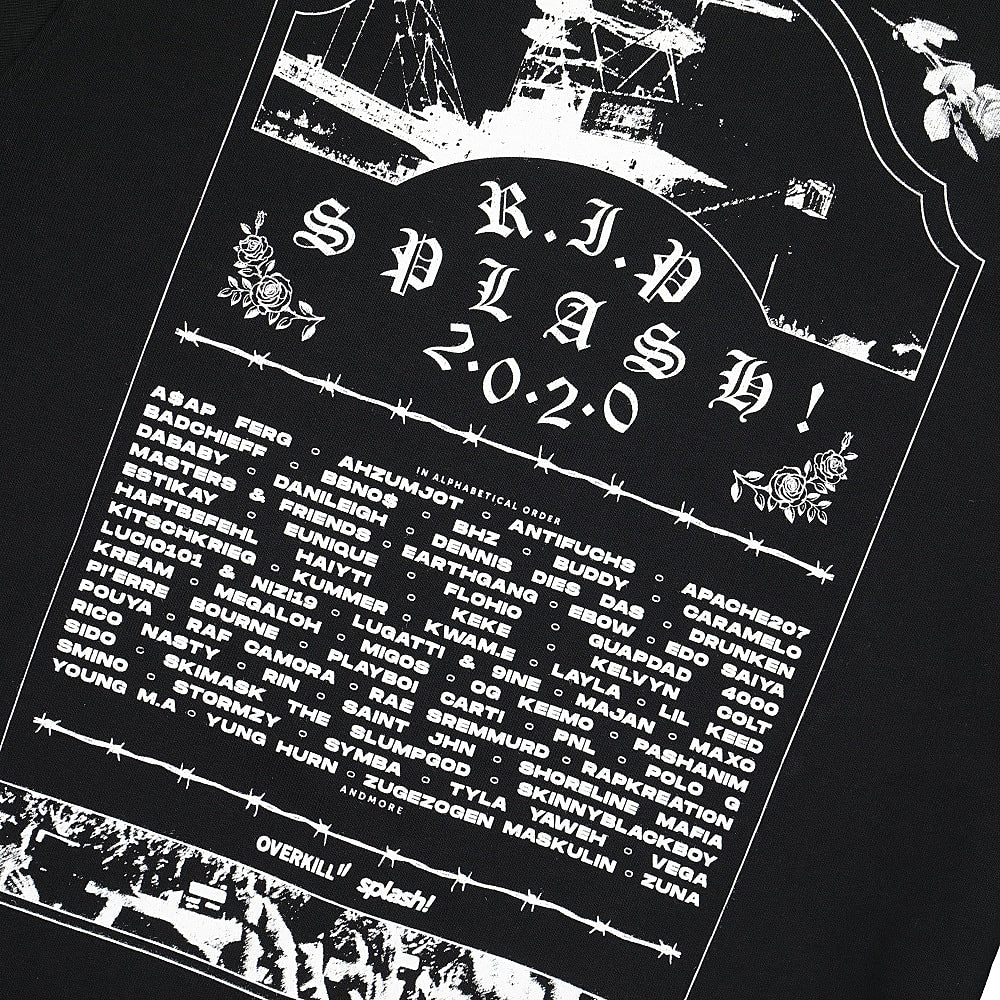 Overkill<br>splash! x Overkill RIP 2020 Graveyard Crewneck