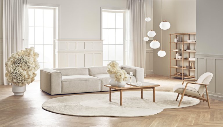 Bolia Zen Shaped vloerkleed 300x400 beige