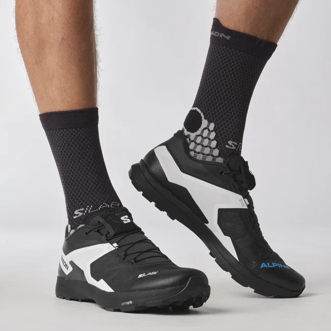 S/LAB ALPINE  Chaussures de running unisexes Black/White/BlueDanube