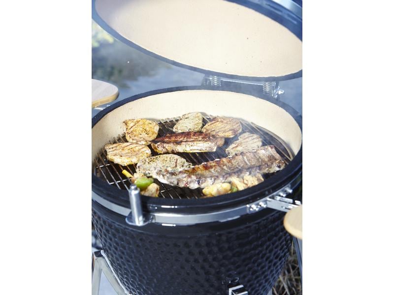 Buschbeck Kamado Set, 8-teilig, Schwarz Kamado-Ofen