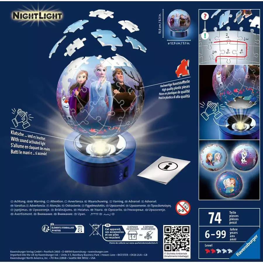 Ravensburger Nachtlicht  Frozen 2 bunt