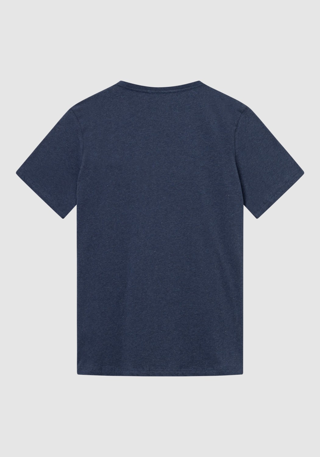 Knowledge Cotton Apparel T-Shirt Basic Tee Insigna Blue Melange