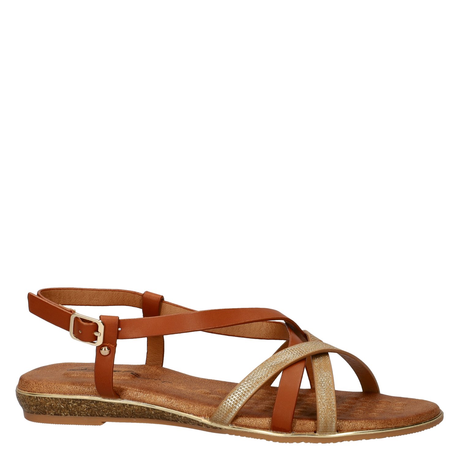 dames sandaal Dolcis Cognac