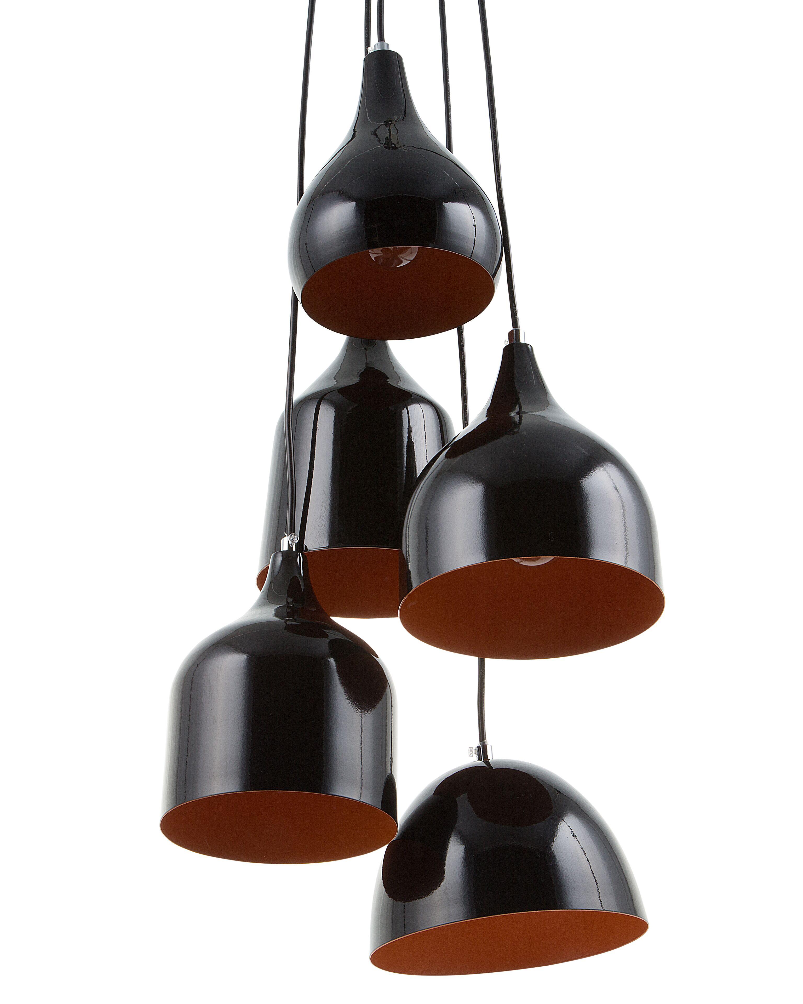 Hanglamp SAVIO Metaal Zwart Goudbruin