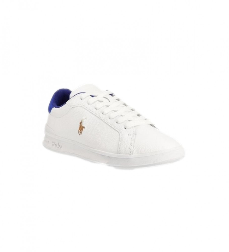Tênis Ralph Lauren HRT CT II em couro branco