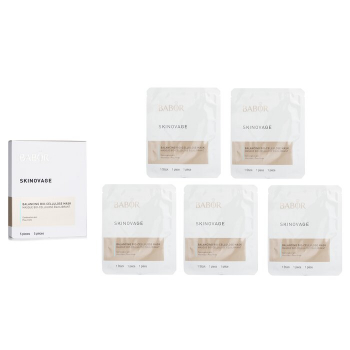 Babor Skinovage [Age Preventing] Balancing Bio-Cellulose Mask - Para pele mista  5pcs