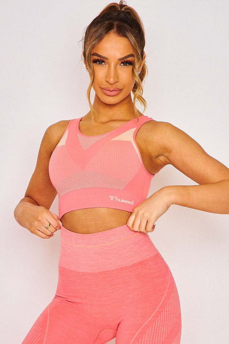 Brassière de sport Joy rose / Hummel - 210390
