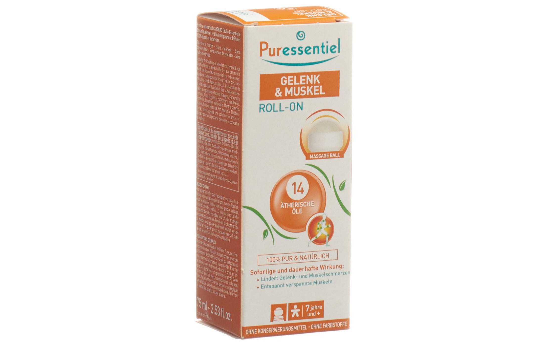 Roll-on Gelenk & Muskel 75 mlRoll-on mit 14 ätherischen Ölen