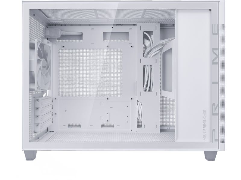 ASUS PC-Gehäuse AP201 MicroATX TG Weiss 33-Liter microATX-Gehäuse