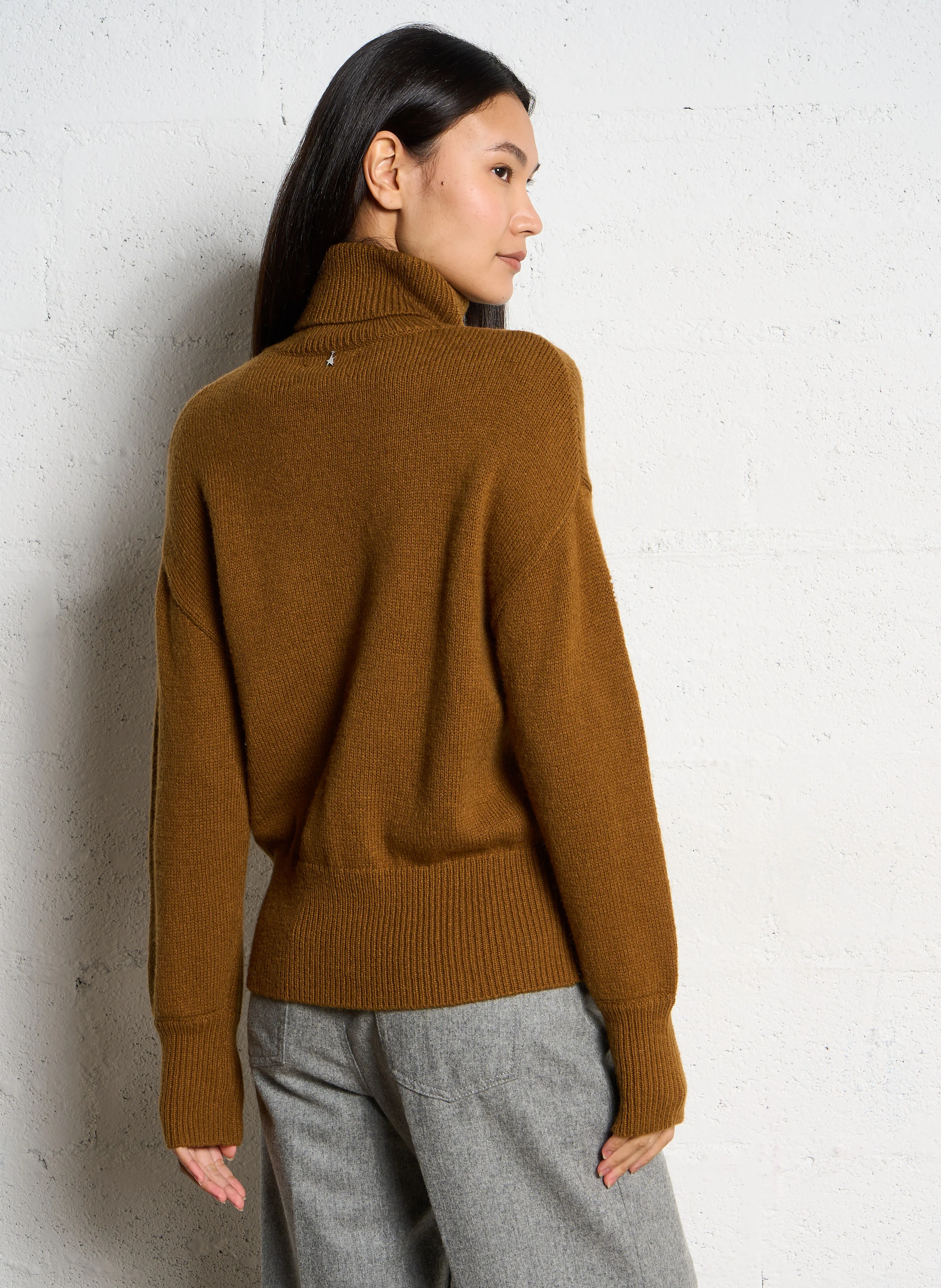 MADONIA - Pull à broderies fantaisies | Marron