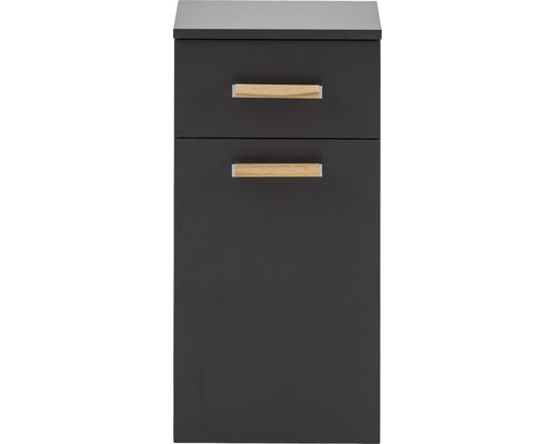 Onderkast Möbelpartner Duo BxHxD 32,7x67x35,3 cm antraciet