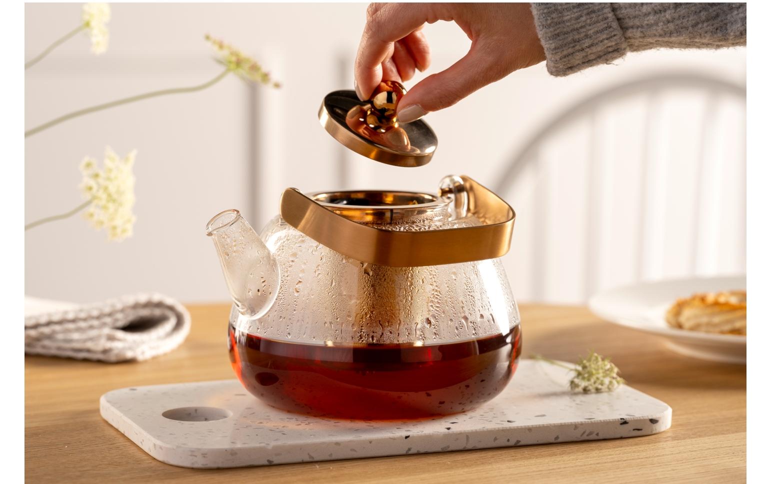 Teekanne Tè per te 1.2 l, TransparentTeebereiter
