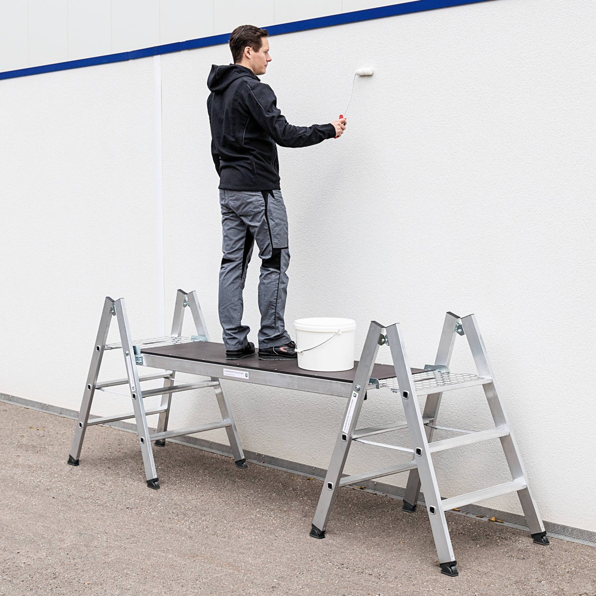 MUNK Hangplateau voor opvouwbare trap 1,80x0,48m