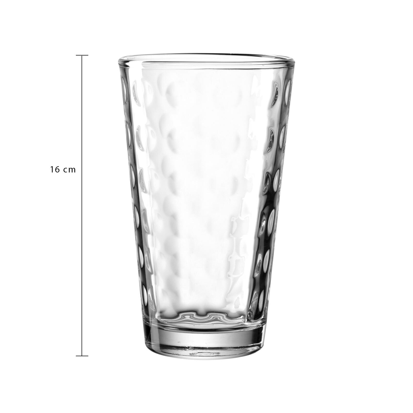 Leonardo Trinkgläser Optic 540 ml 4er Set