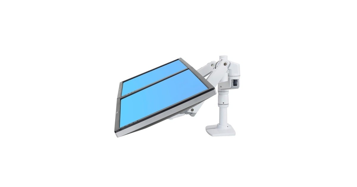 ErgotronLX Dual Side-by-Side monitorarm  (Wit)