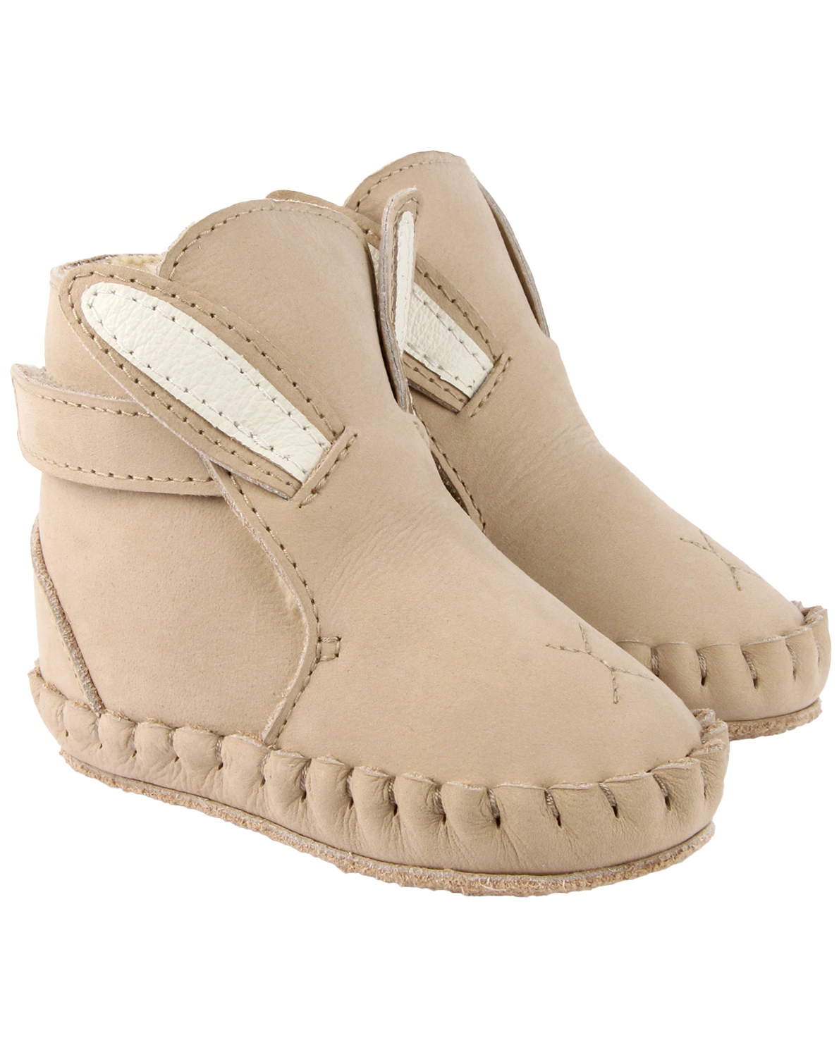 Krabbelschuhe KAPI CLASSIC - BUNNY gefüttert in taupe