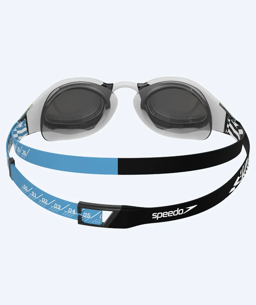 Speedo Elite svømmebriller - Fastskin Hyper Elite Mirror - Hvid/guld