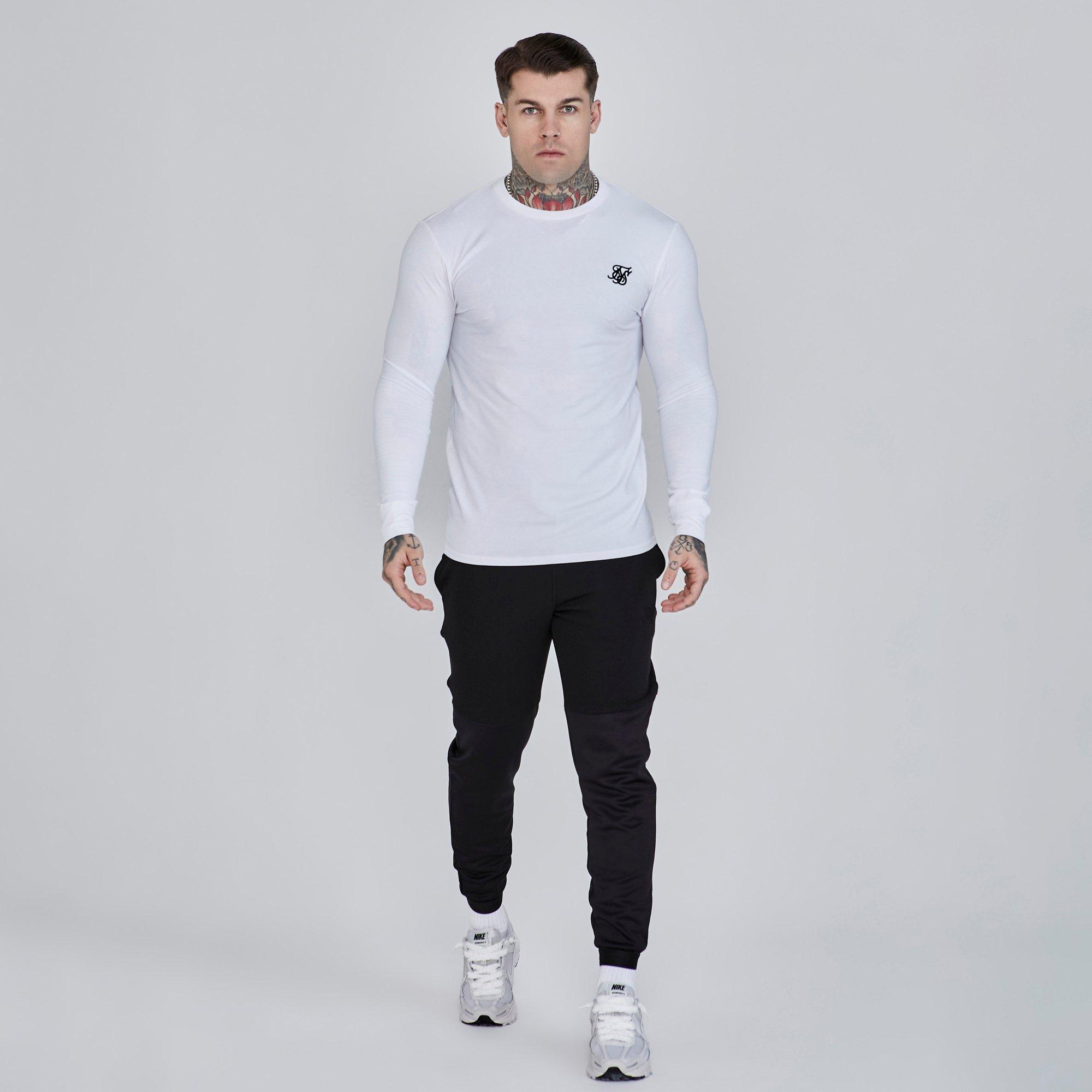 SikSilk Essentials T Shirt Mens
