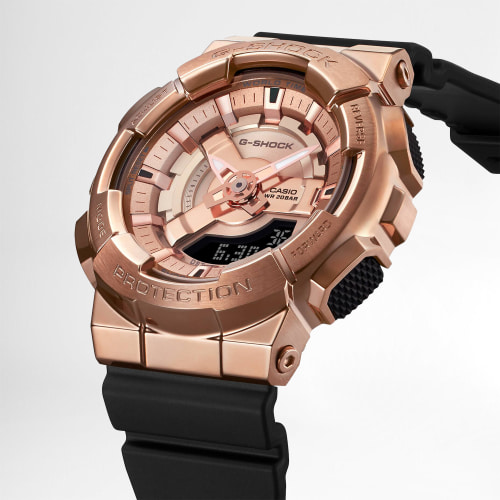 Montre G-Shock Femme GM-S110PG-1AER Noir Rose