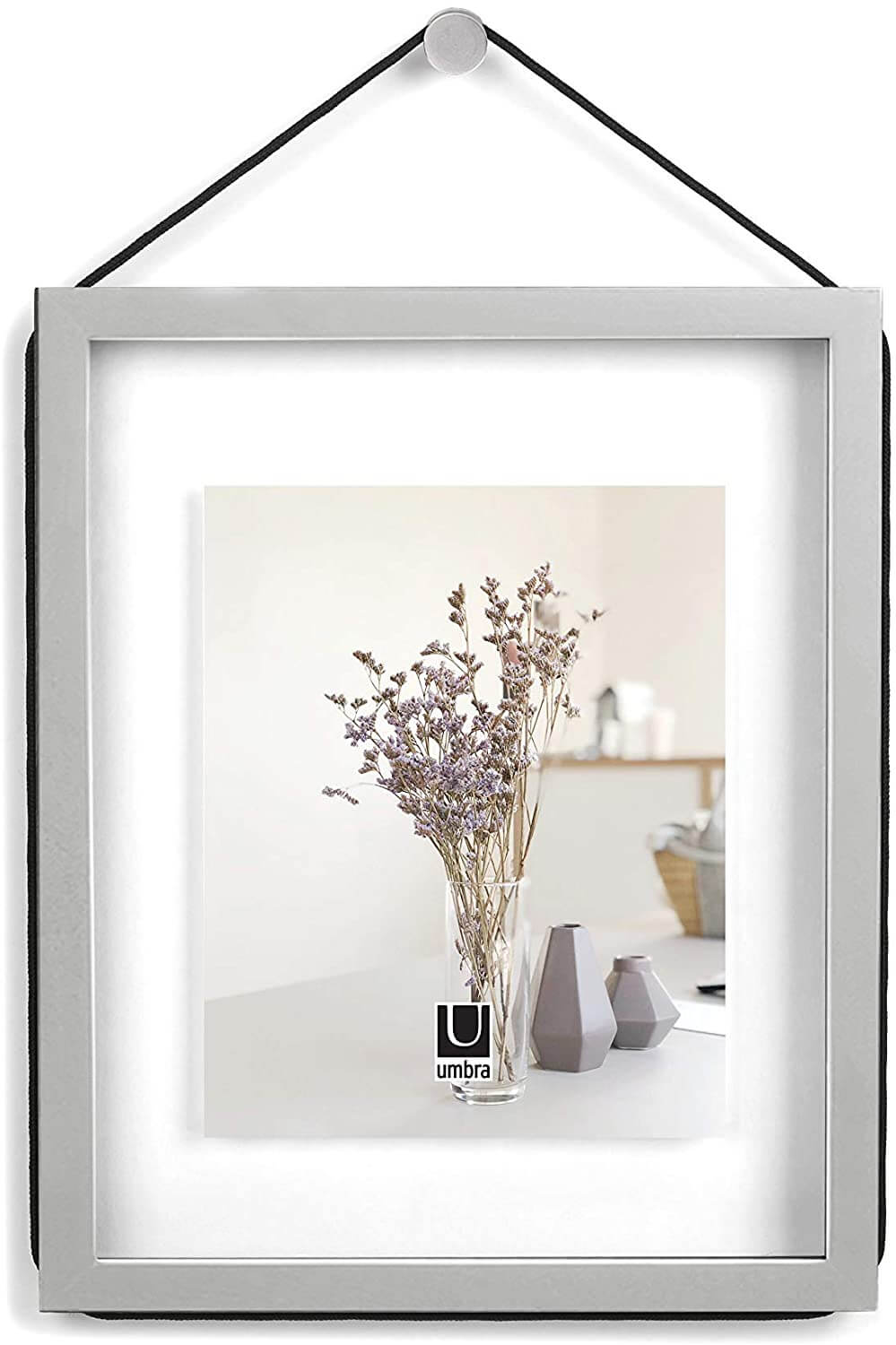 Umbra Corda Fotorahmen, 27,9 x 35,6 cm, 20,3 x 25,4 cm, Grau Bilderrahmen