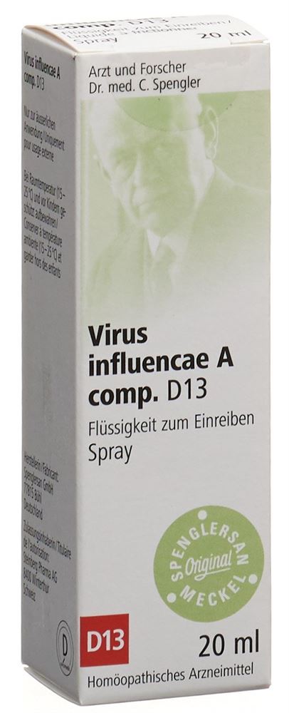 Spenglersan Virus influencae A comp. Spray 13 D Classic Spray 20 ml