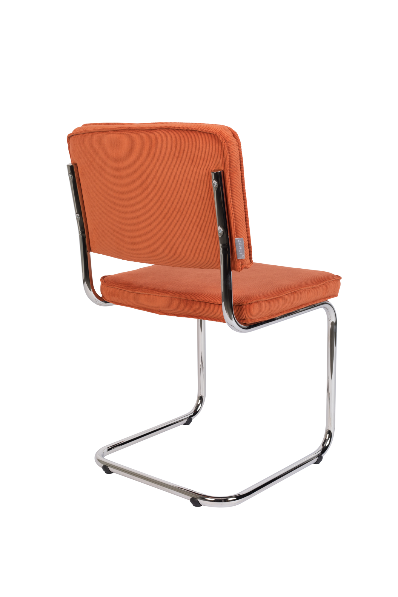 Eetkamerstoel RIDGE RIB oranje - set van 2