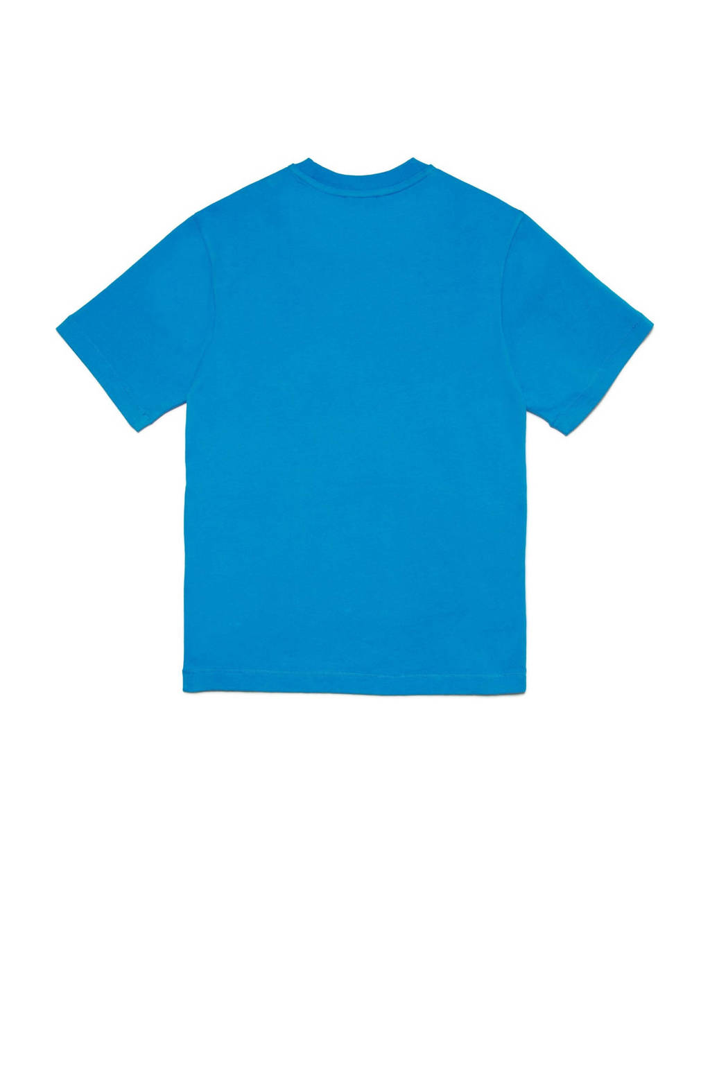 Diesel T-shirt met printopdruk blauw