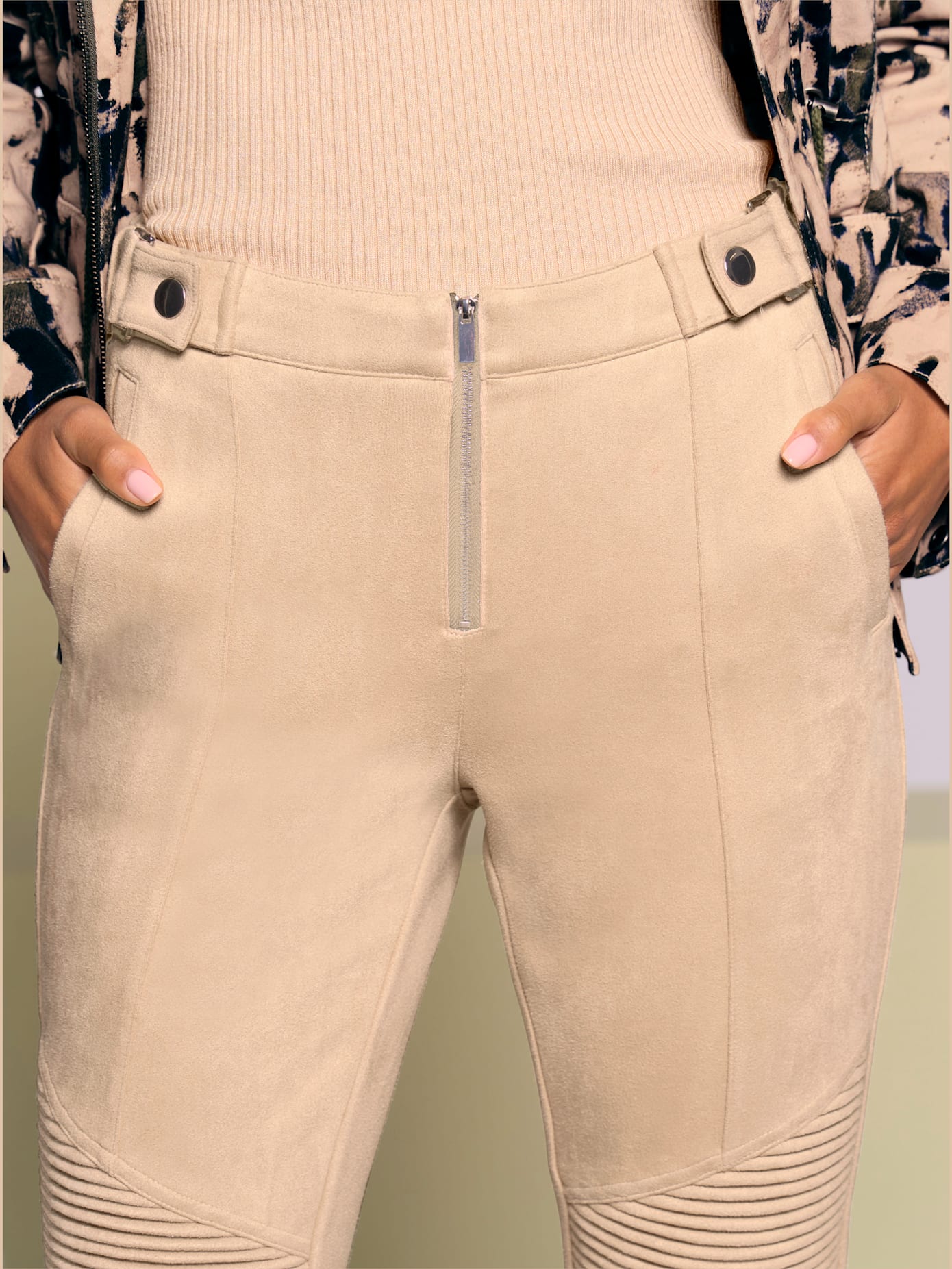 Pantalon style motard tendance