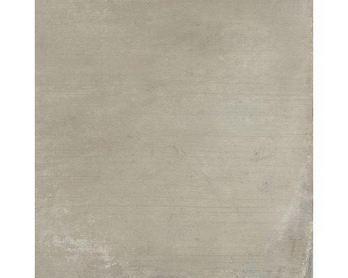 FLAIRSTONE porseleinen terrastegel, betonbeige, gerectificeerde rand, 60 x 60 x 2 cm
