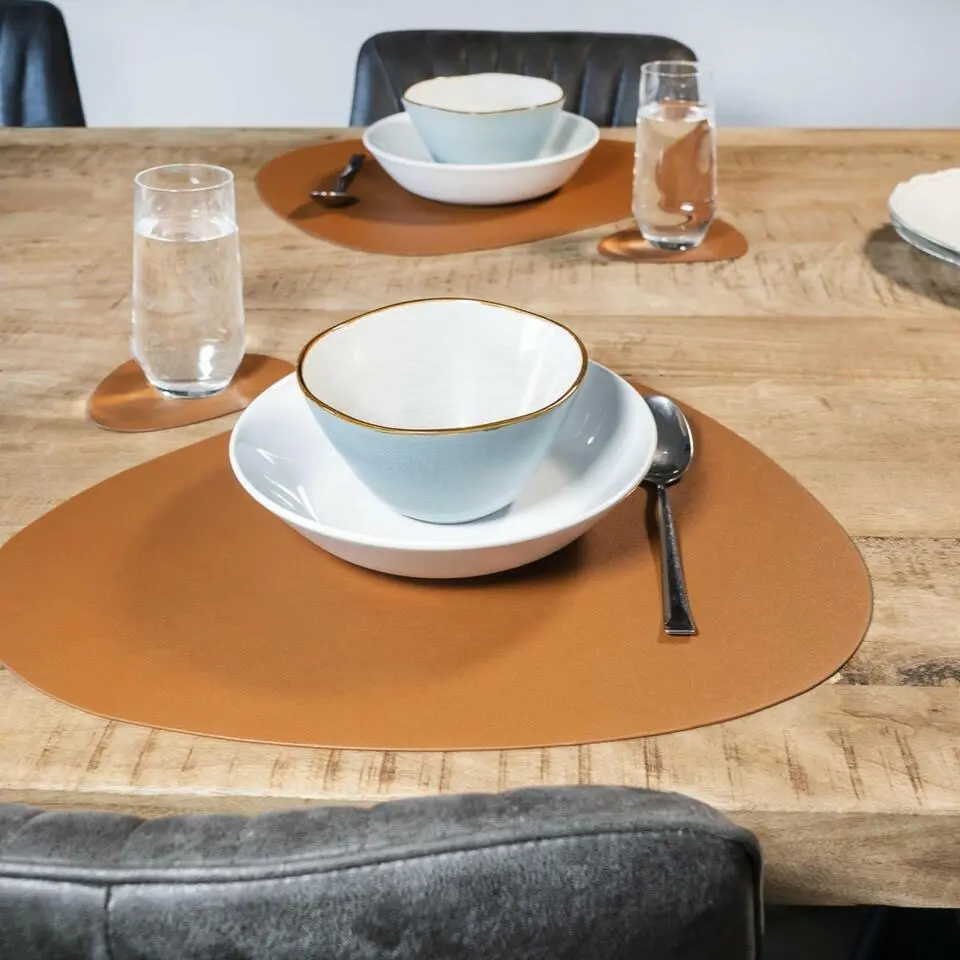 Krumble Placemat set design - 2 stuks - Bruin