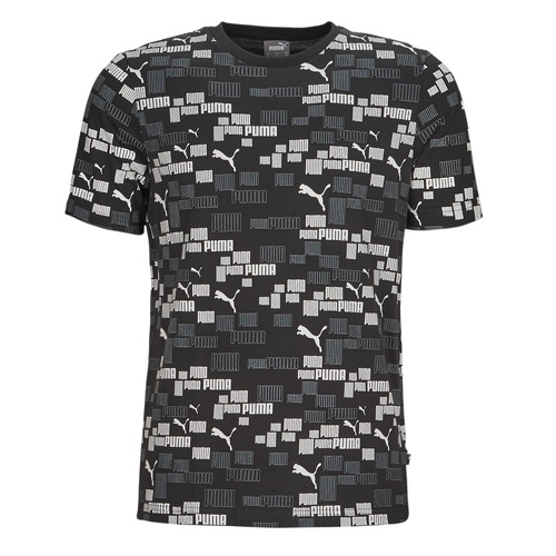 Puma - ESS+ LOGO LAB AOP TEE - Noir / Gris