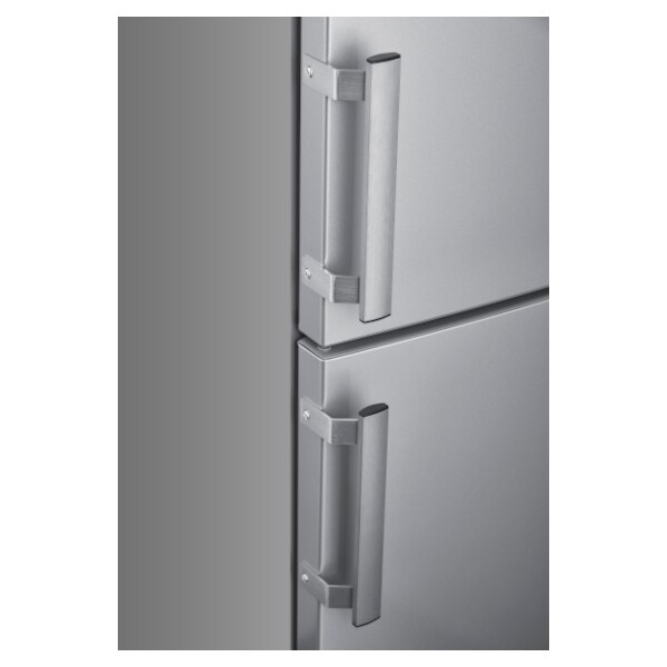 Wolkenstein KGK180E Kühl-Gefrierkombination, 262 L, 180 cm Inox Design