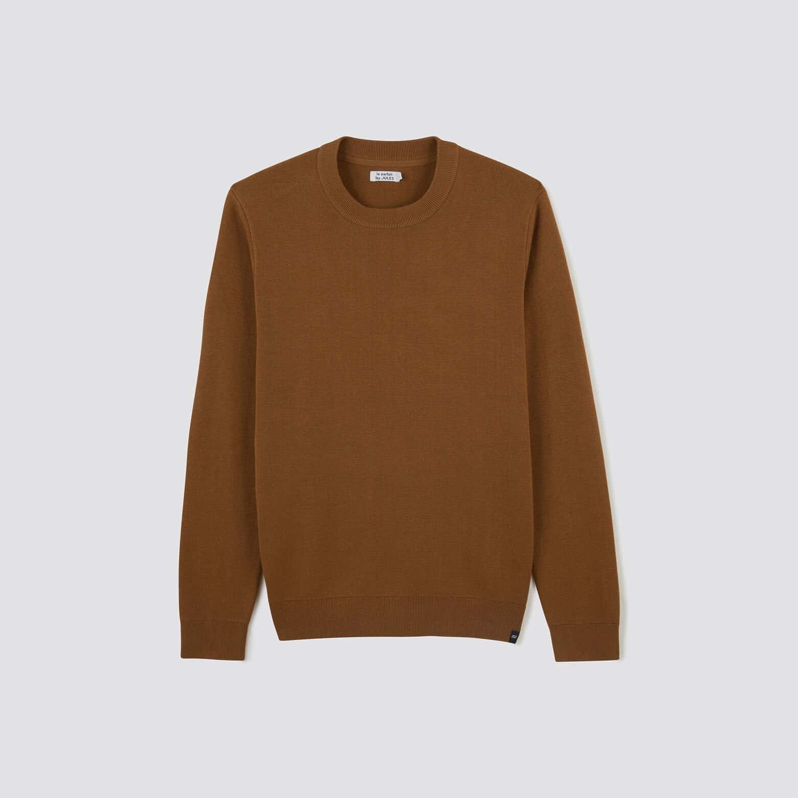 Pull uni 'le parfait by JULES' Camel