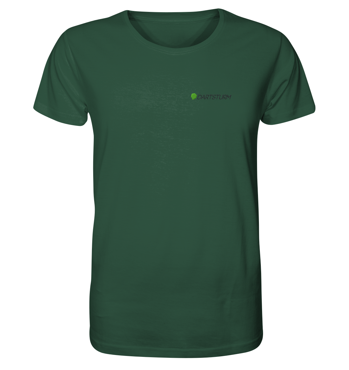 DartSturm - Logo Schwarz Herren Shirt (Stick)