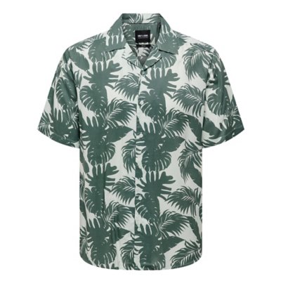 Chemise à manches courtes homme Onsdash Life Reg Visc Aop ONLY AND SONS