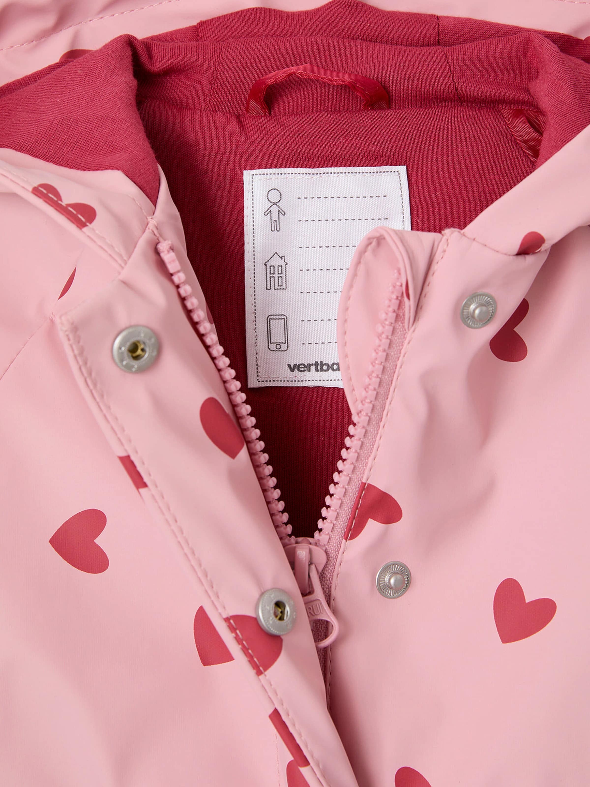 Vertbaudet Mädchen Baby Regenjacke rosa