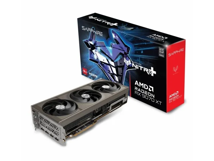 Sapphire NITRO  RX 9070 XT - Grafikkort - Radeon RX 9070 XT - 16 GB GDDR6 - PCIe 5.0 x16 - 2 x DisplayPort, 2 x HDMI