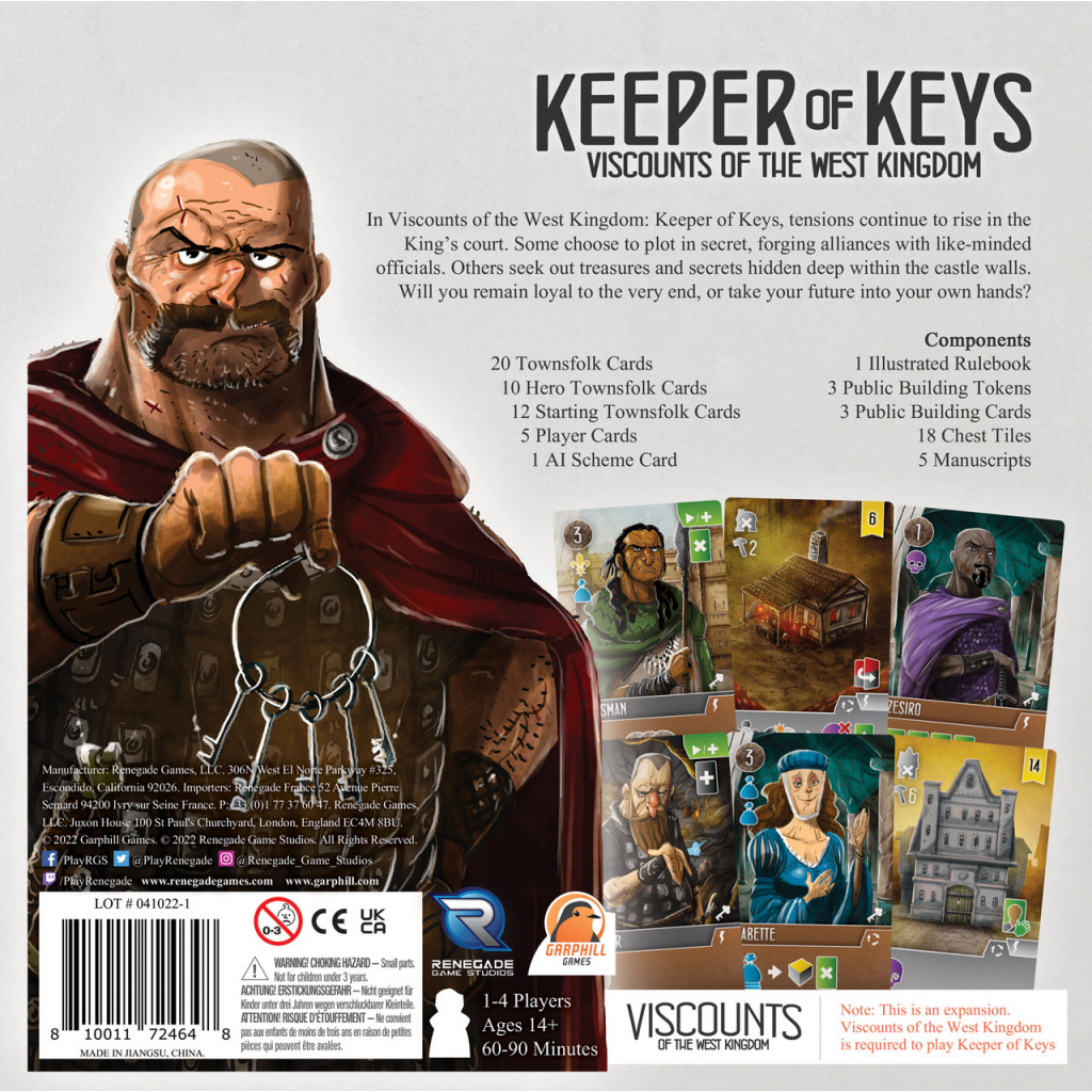 Viscounts of the West Kingdom - Keeper of Keys
