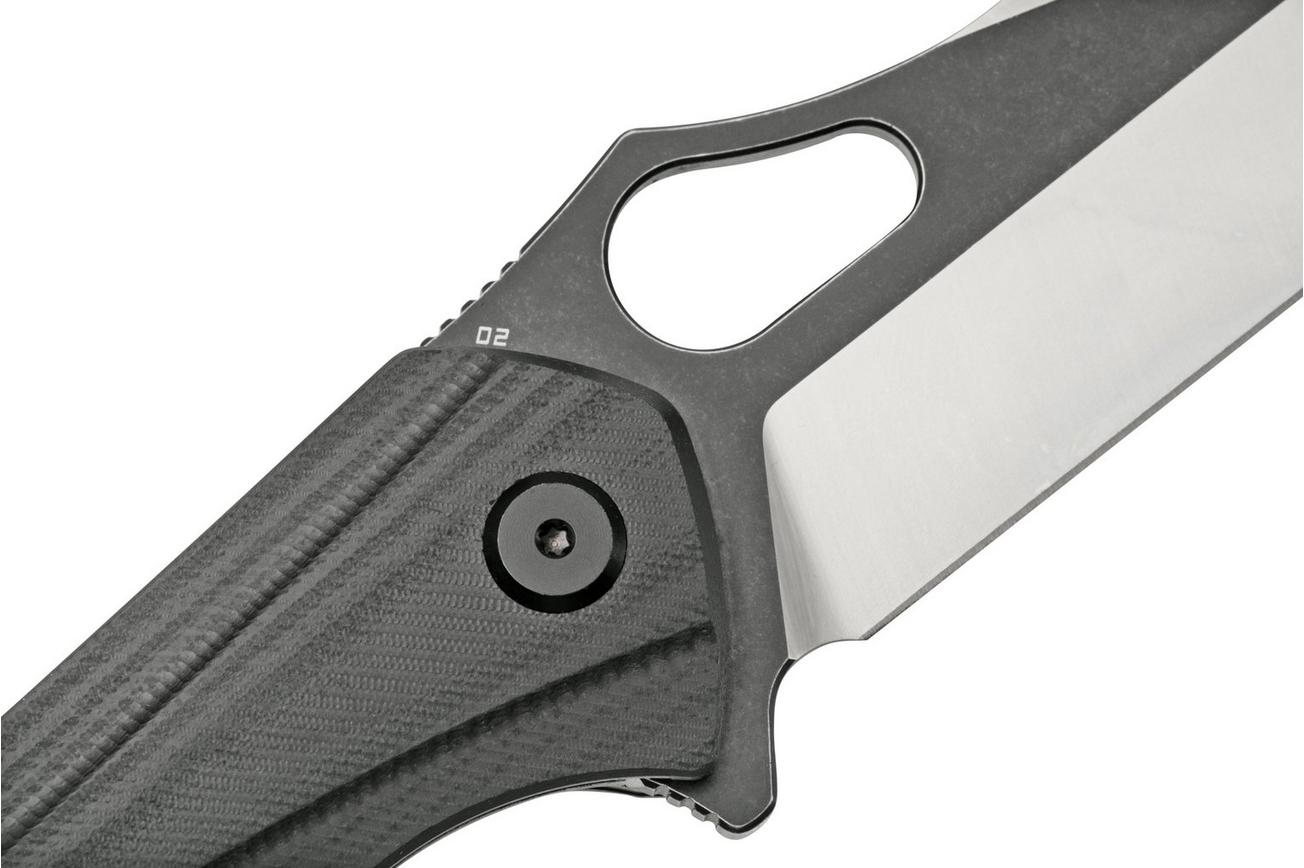 Bestech Operator BG36A Black G10, Two Tone Black zakmes