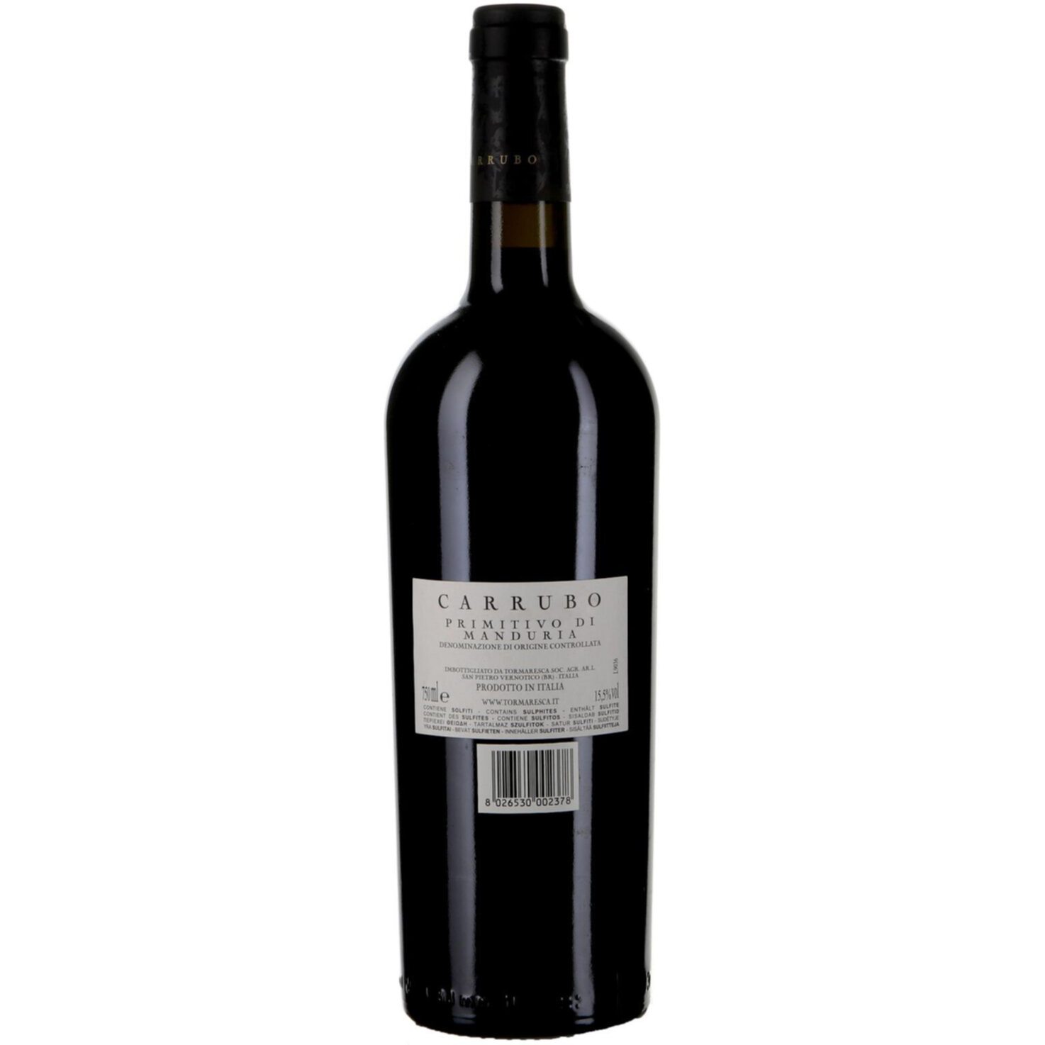 Primitivo di Manduria DOC Carrubo Tormaresca -75cl