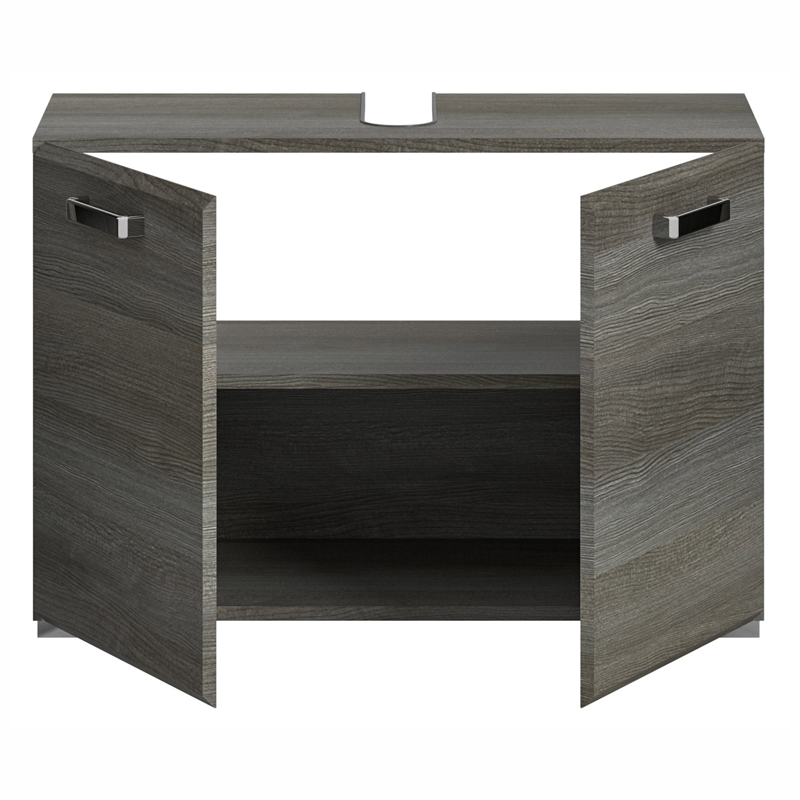 Waschbeckenunterschrank SILVER - Rauchsilber - 80 cm