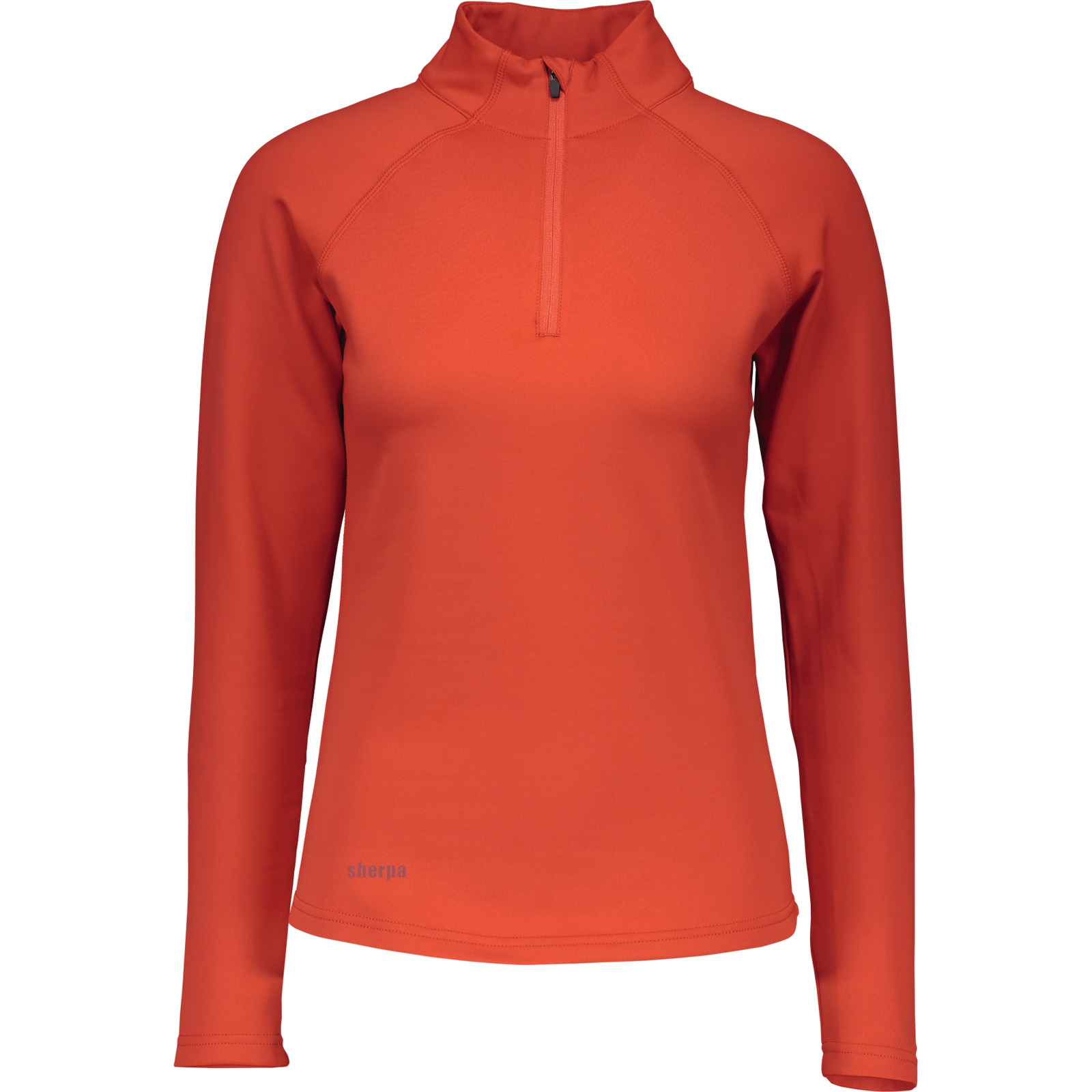 Sherpa Shenpen Damen Halfzip Shirt XS, rot