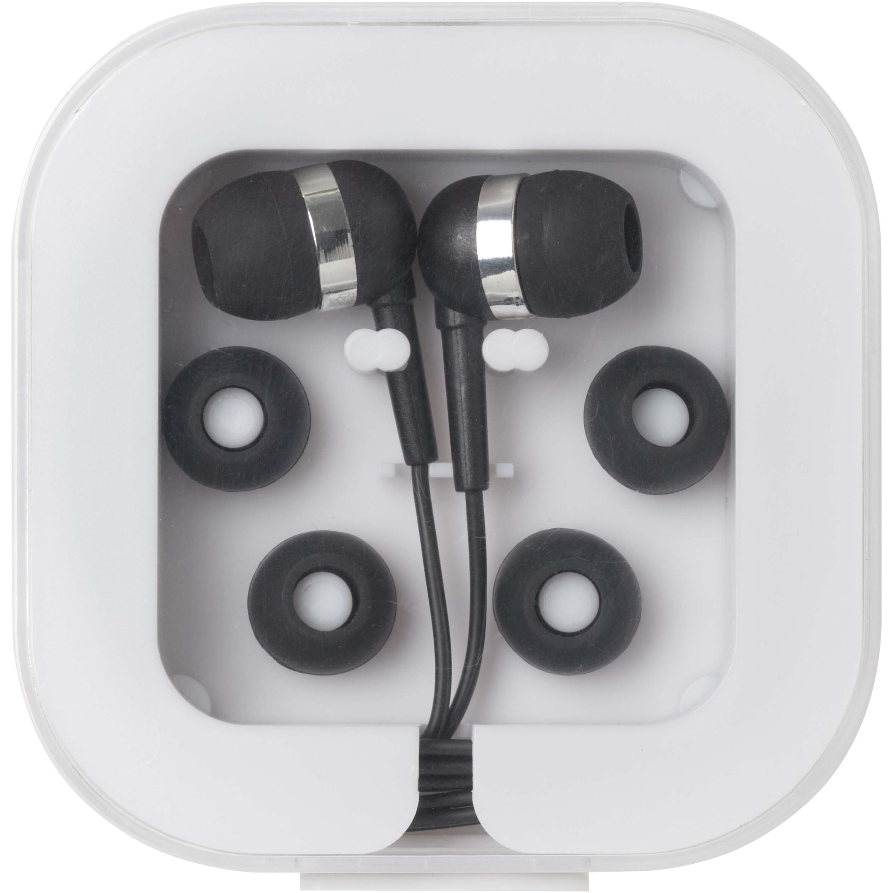 PF Concept 124437 - Écouteurs filaires type C Dofida avec étui de rangement en plastique recyclé