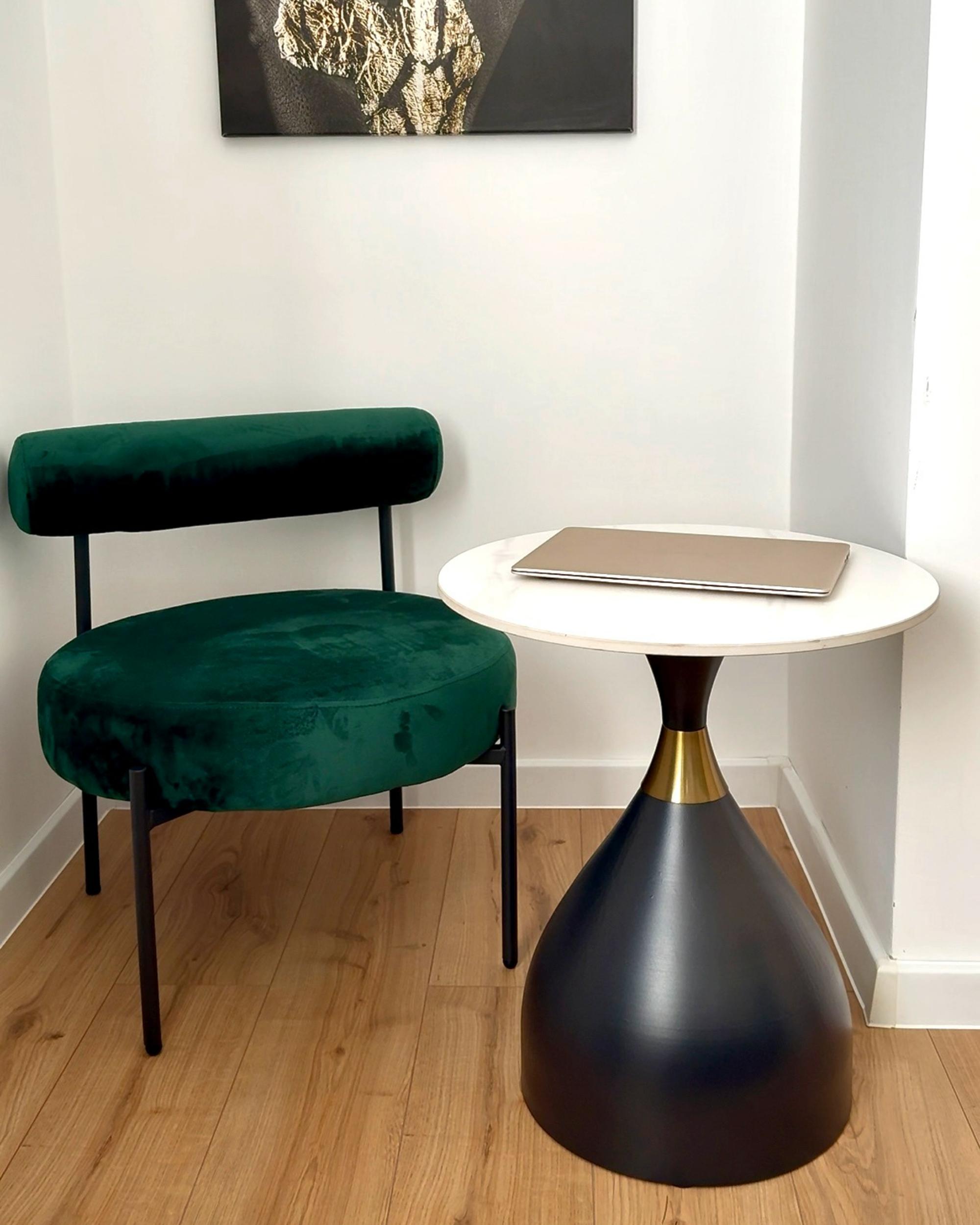 Fauteuil ALPHA Fluweel Smaragdgroen