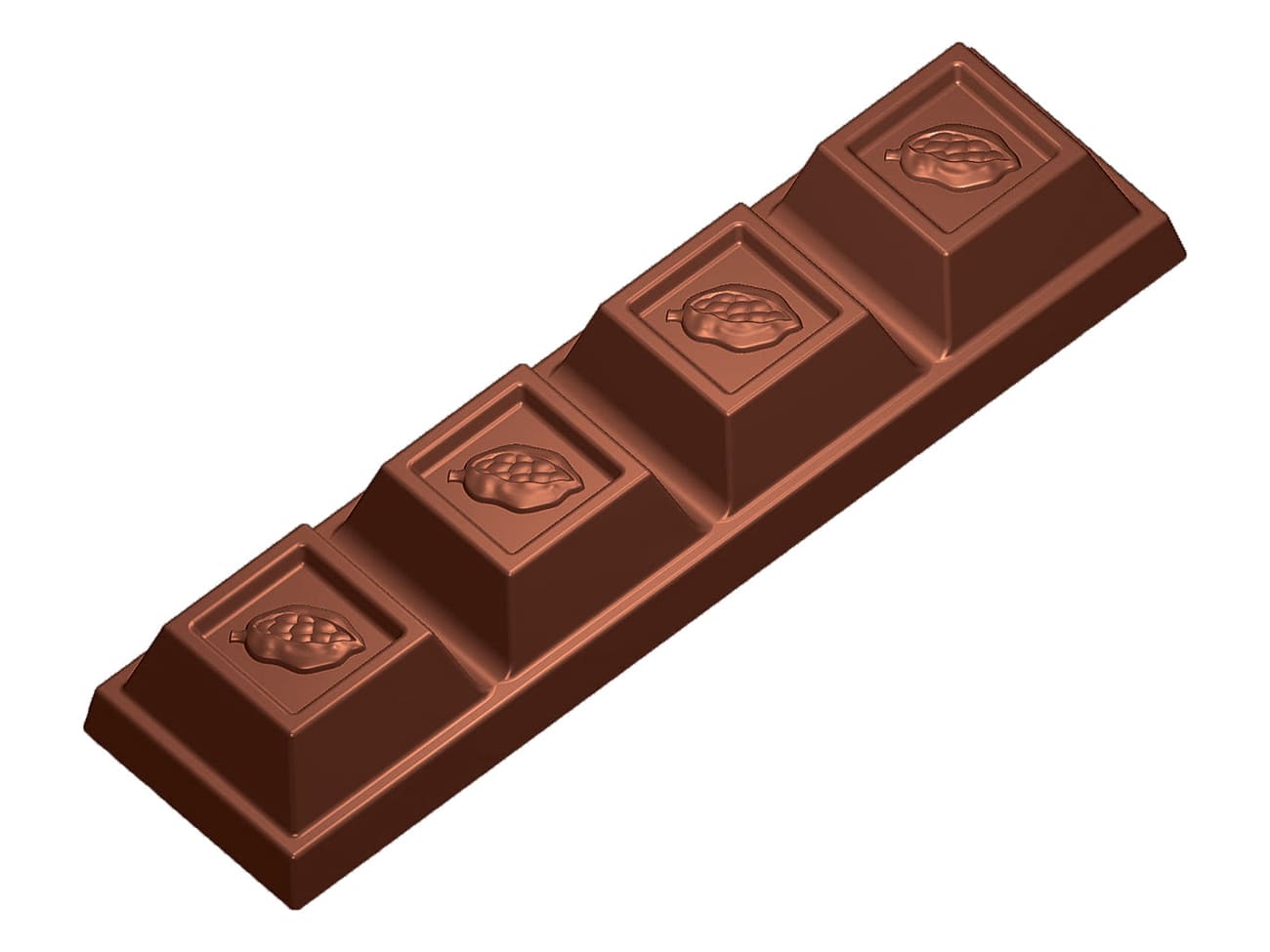 Moule chocolat - décor cabosse