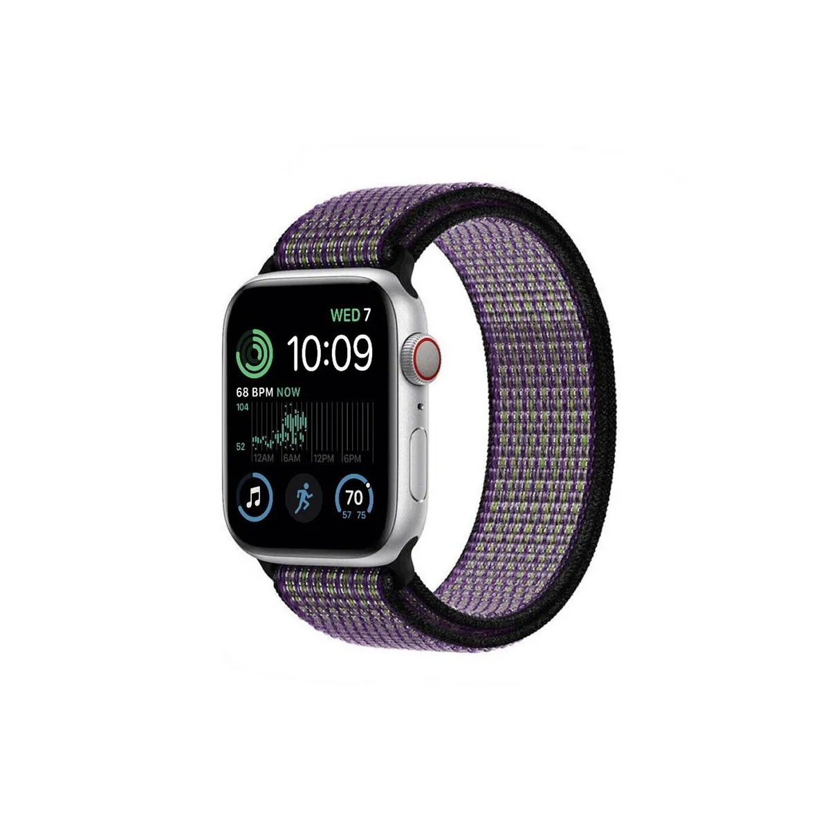 Nylon armbånd Apple Watch SE 2022 (44mm) - Desert Sand