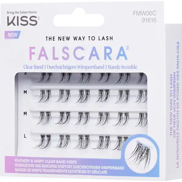 Falscara Eyelash Multipack - Clear band