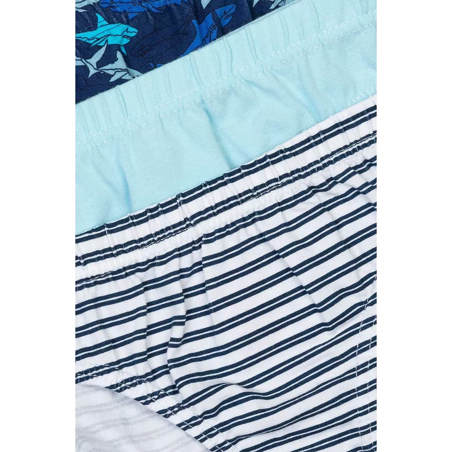 MINOTI 5er-Pack Slips BlauWeißSchwarz