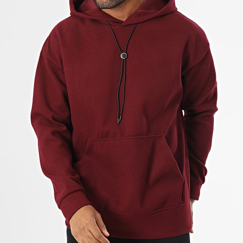 Sweat Capuche Bordeaux