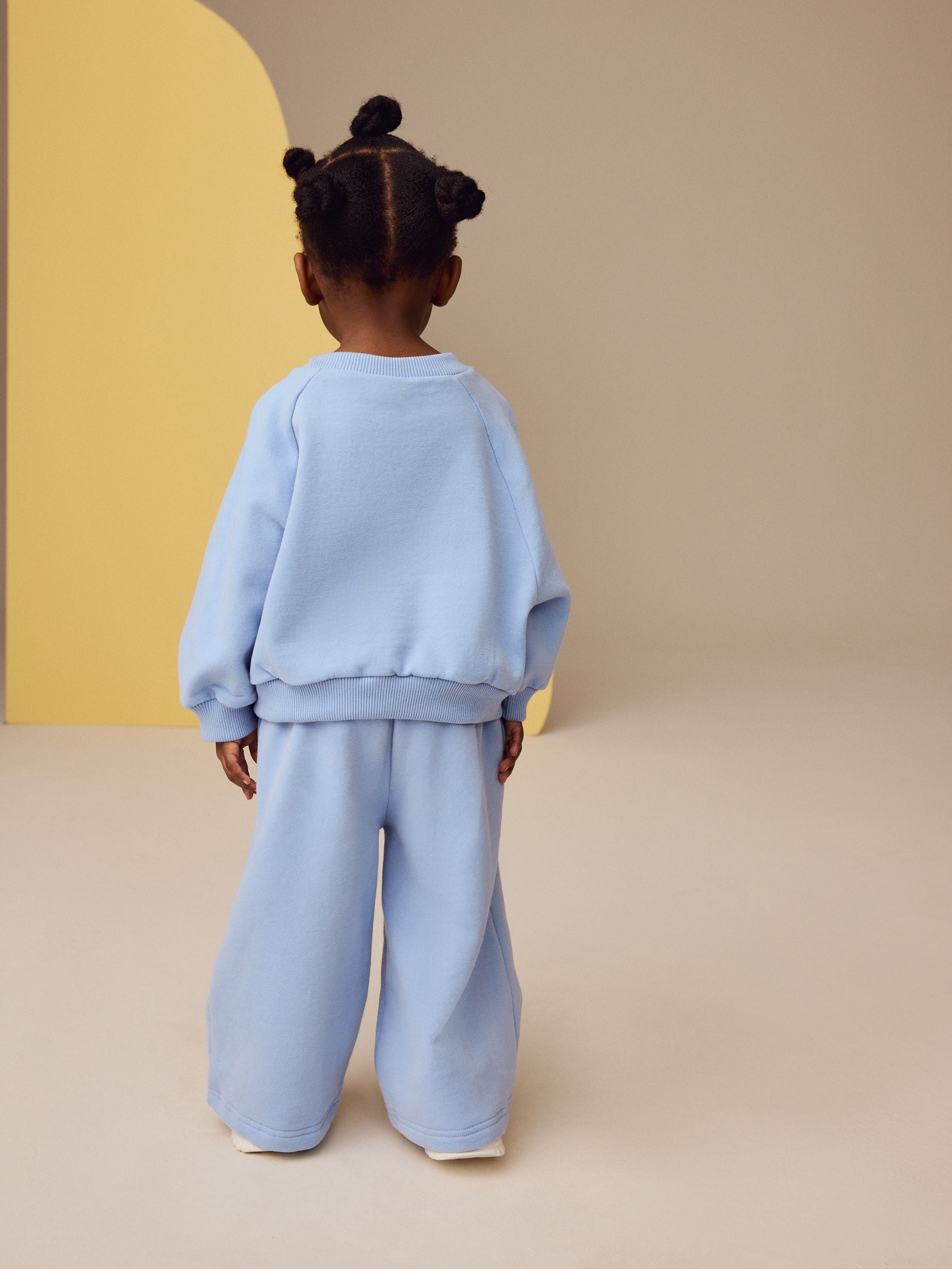 Blauw - Sweatshirt met ronde hals (3 mnd - 7 jr)